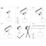 چراغ آویز مگنتی 4.5 وات نور 3000K کد T261-BLK - Image 7