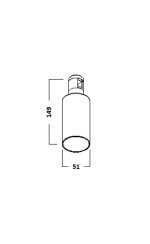 چراغ ریلی 3 وات دیمیبل نور 3000K کد T269 - Image 4