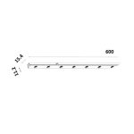 چراغ مگنتی مینیاتوری 9.6 وات لنز 30 درجه نور 3000K کد T277 - Image 2