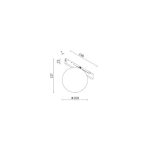 چراغ میکرو ترک حبابی 48 ولت 4 وات نور 3000K کد T343 - Image 2