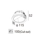 چراغ سقفی وال واشر 8 وات نور 3000K و 4000Kکد T360 - Image 3