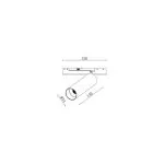 چراغ میکرو ترک اسپات 48 ولت 18 وات نور 3000K کد T381 - تصویر 2