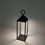 چراغ پارکی پایه کوتاه شارژی 2.2 وات دیمیبل نور 3000k  کد H199 - Image 5