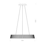 چراغ آویز 67 وات نور 3000k کد C44 - Image 4