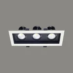 سقفی توکار 12*3 وات نور 3000k کد E149-1