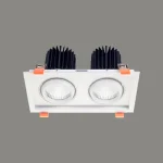 چراغ سقفی توکار 30*2 وات نور 3000K کد E202