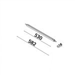 چراغ مولتی ترک خطی 48 ولت 6.5 وات نور 3000K کد LC187 (360° Rotation) - Image 7