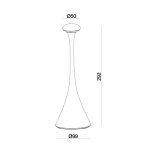 چراغ رومیزی شارژی 2.2 وات نور 2700K و 3000K مدل Pinup Maxi - Image 9