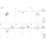 سقفی توکار متحرک 18 وات نور 3000K لنز °30 کد T362 - Image 3