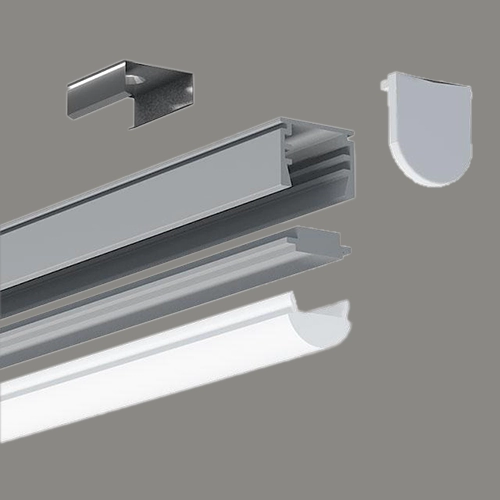 چراغ خطی روکار لنزدار مدل SL-1612H