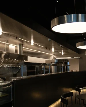 پروژه نورپردازی رستوران قشم