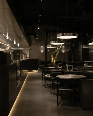 پروژه نورپردازی تجاری