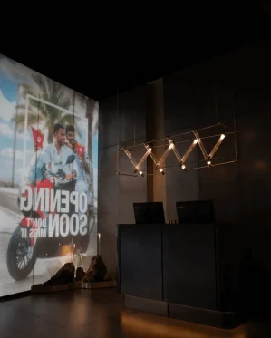 پروژه نورپردازی رستوران